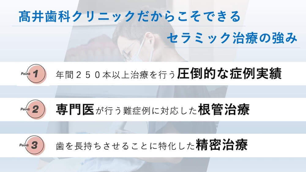 根管治療からセラミックまで、1本の歯を“一貫して治す”という考え方